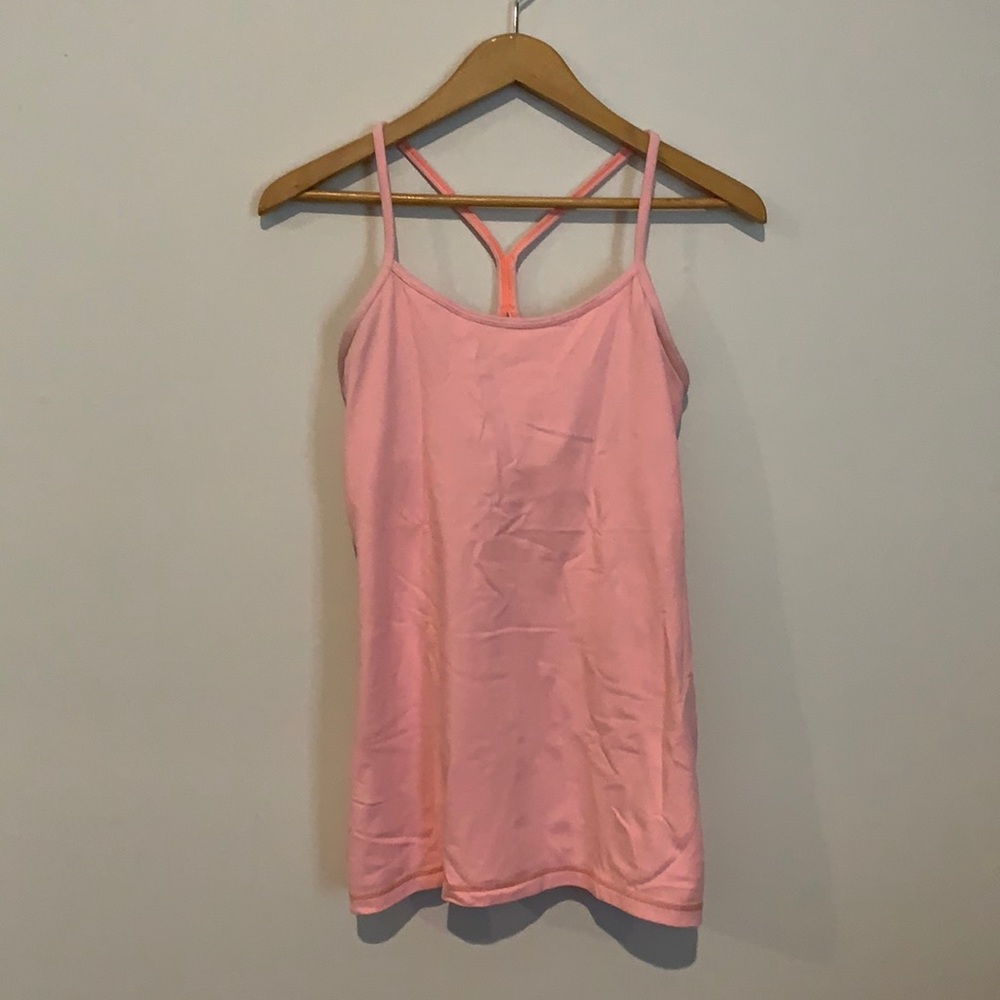 Power y lululemon pink tank